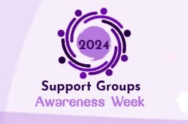 Support-Group-Awareness-Week-2024-EN-1 This picture has a move background with a swirl and the year 2024 in the centre. Below the swirl is Support Groups Awareness Week in purple.
