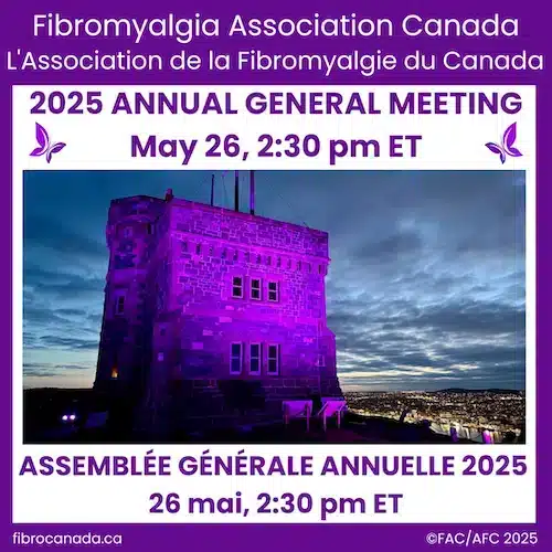 AGM 2025 Fibromyalgia Association Canada
