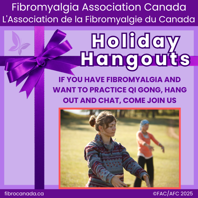 A Place to Feel Connected This Season – FAC’s Holiday Hangouts Are Back Looking for a calm, friendly place this holiday season? FAC’s Holiday Hangout return with weekly virtual sessions designed for anyone living with fibromyalgia. You can come as you are and find community.
