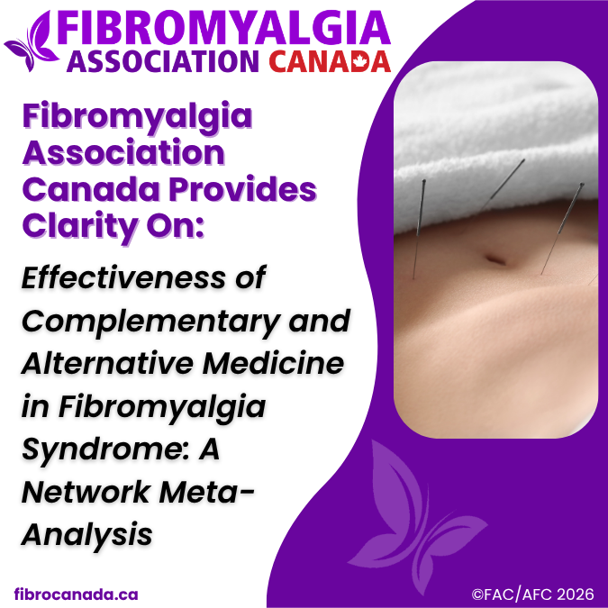 Effectiveness of Complementary and Alternative Medicine in Fibromyalgia Syndrome: A Network Meta-Analysis