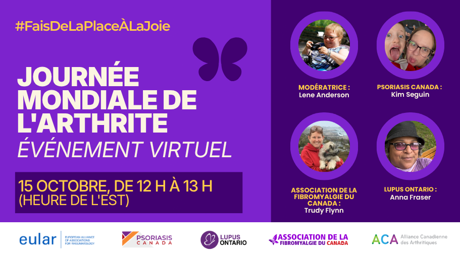 Faites de la place à la joie : événement de la Journée mondiale de l'arthrite