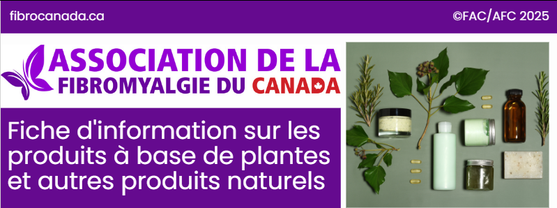 Fiche d'information sur les produits à base de plantes et autres produits naturels